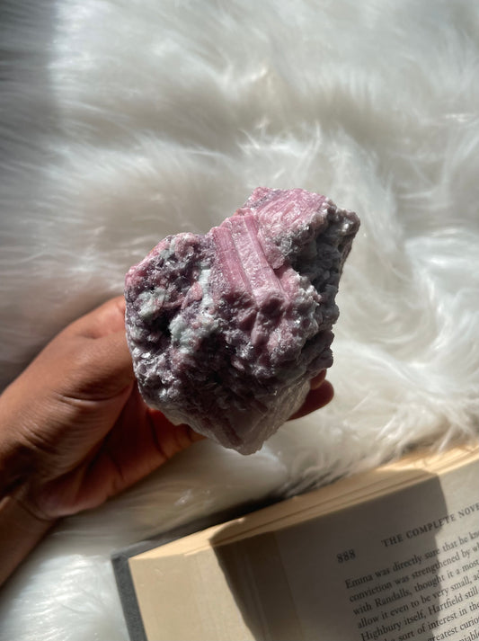Pink Tourmaline and Lepidolite