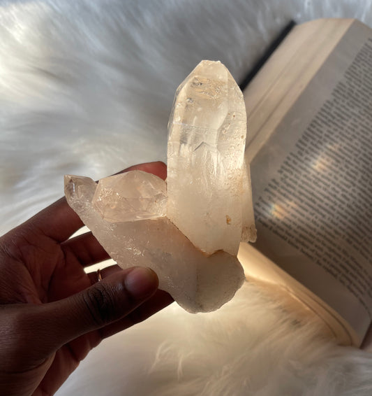 Raw Clear Quartz cluster
