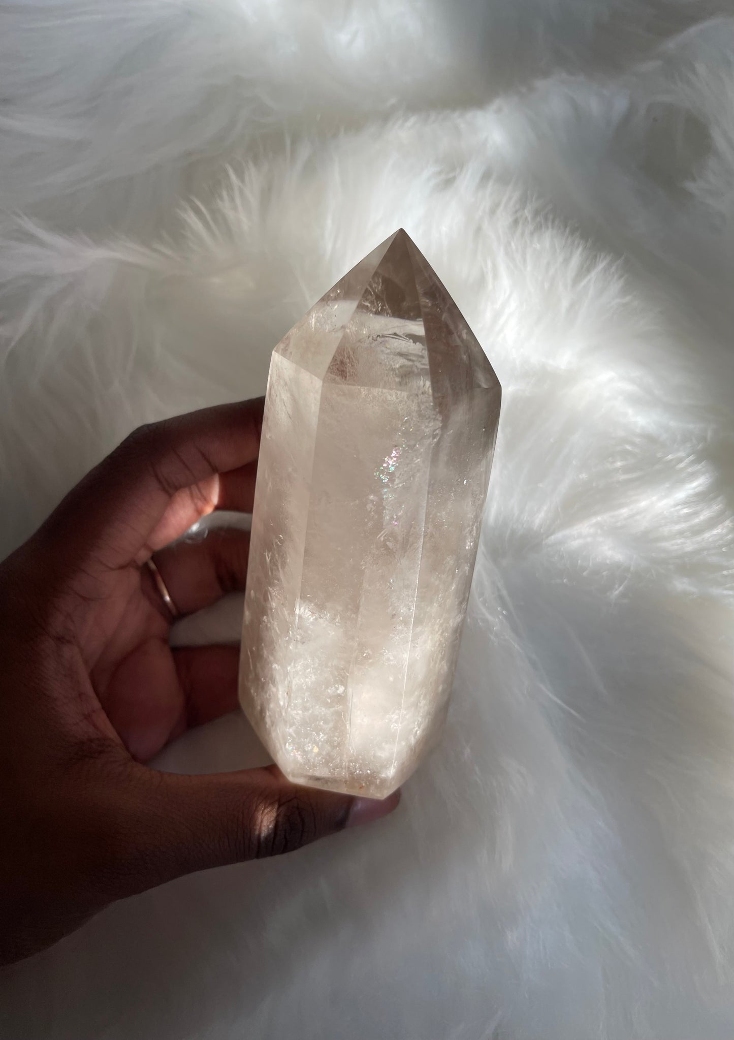 Clear Quartz point (Optic Quartz)