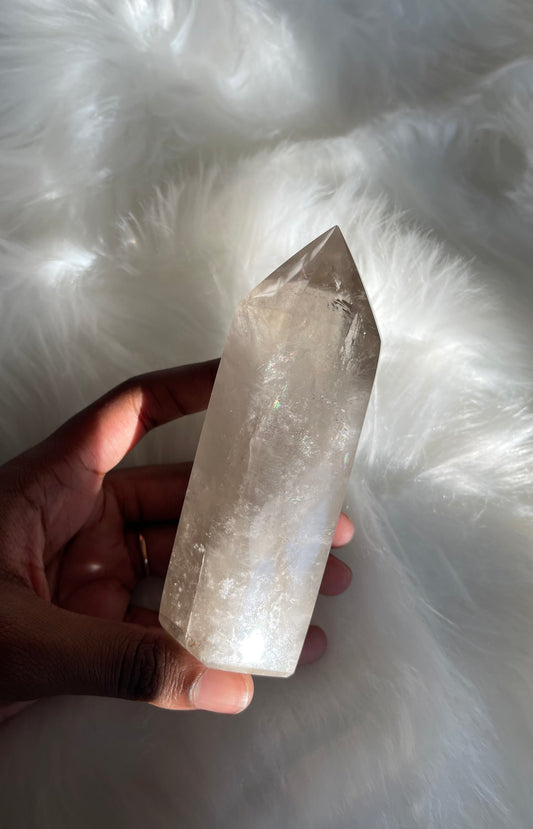 Clear Quartz point (Optic Quartz)