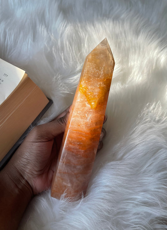 Hematoid Quartz Point