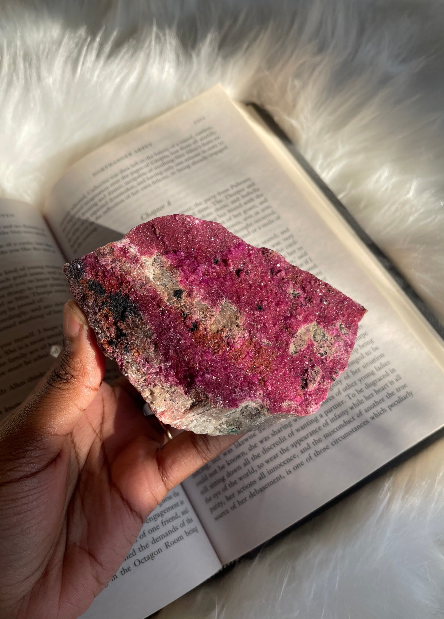 Pink Cobaltoan dolomite