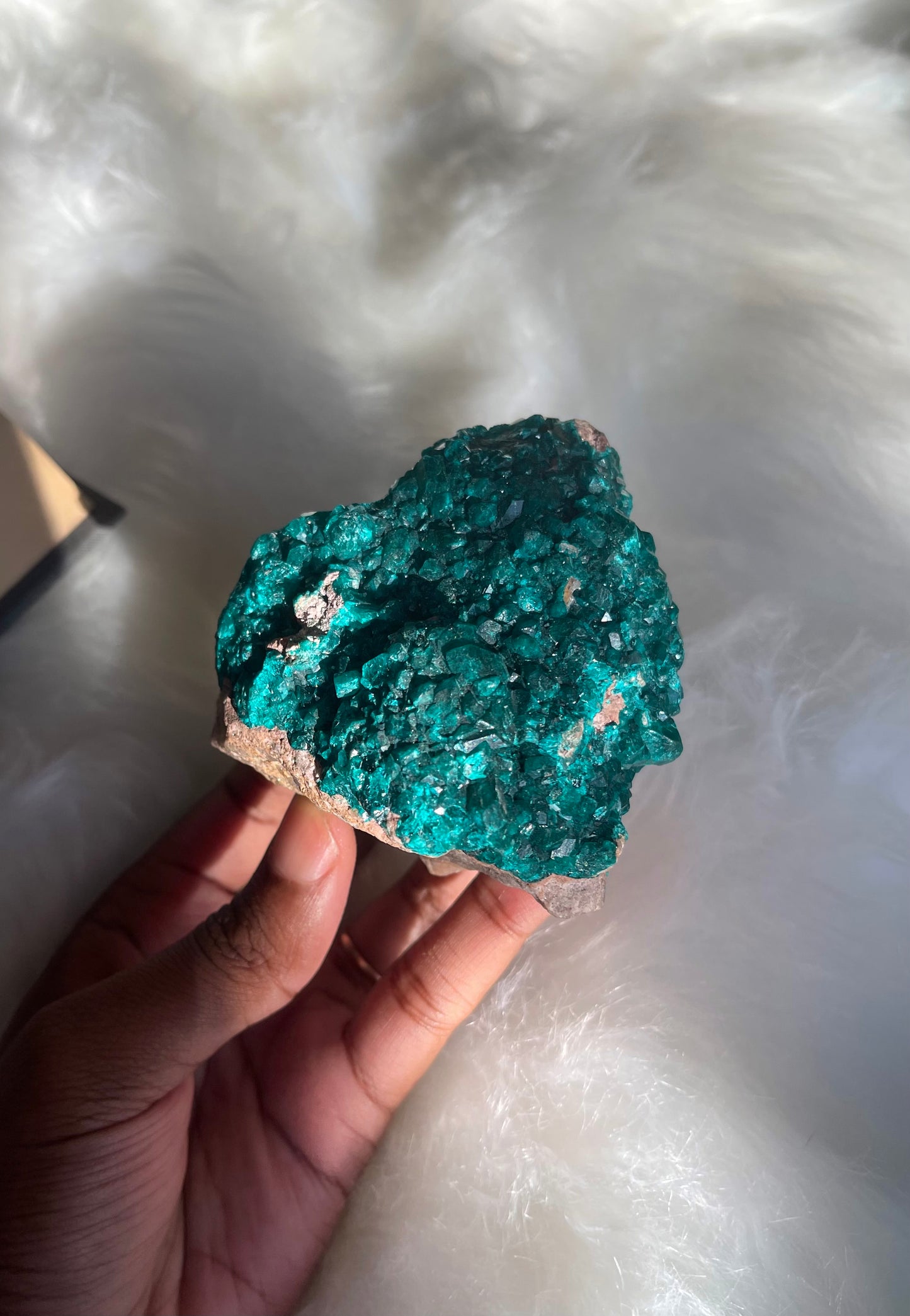 Dioptase - display piece