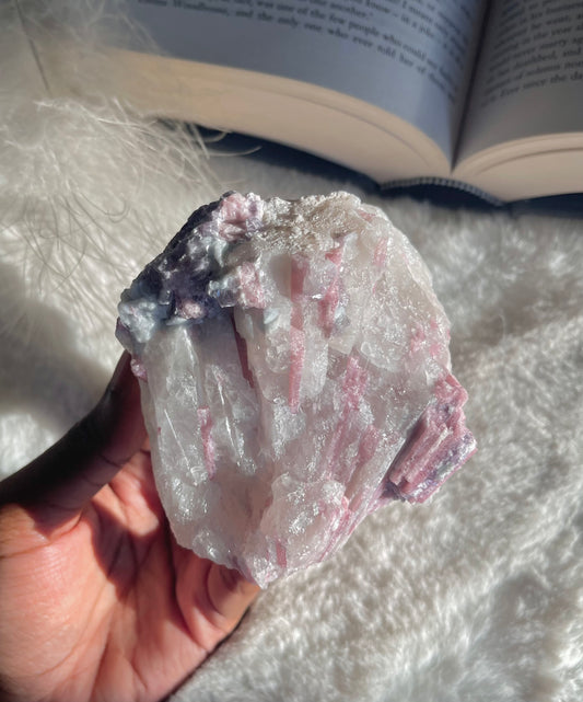 Pink Tourmaline and Lepidolite