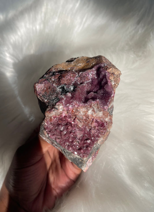 Pink Cobaltoan dolomite