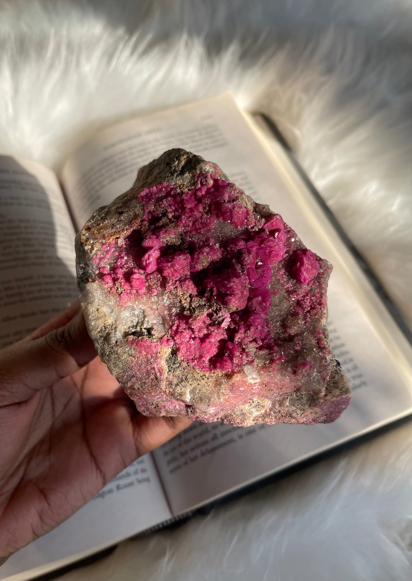 Pink Cobaltoan dolomite