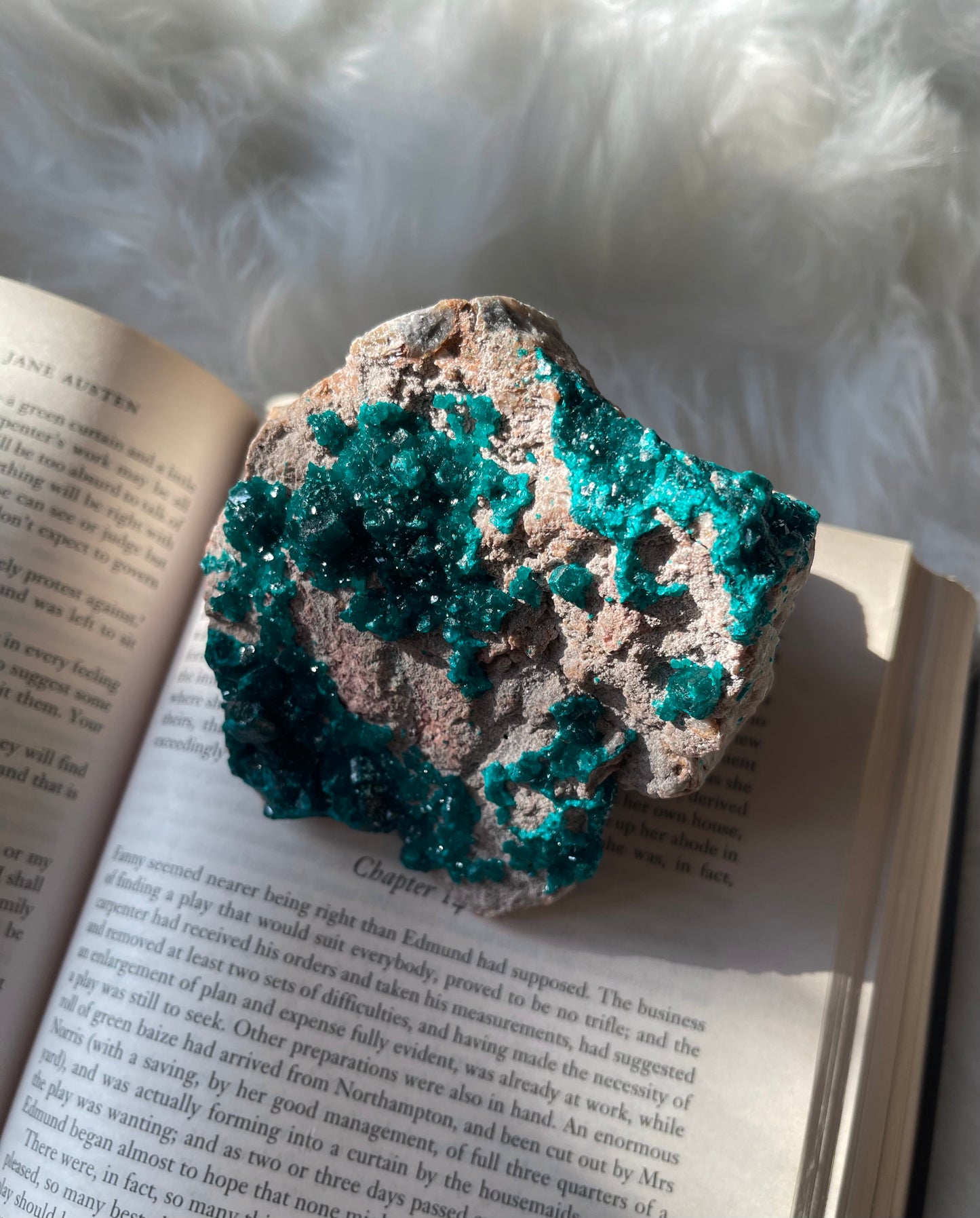 Dioptase - display piece