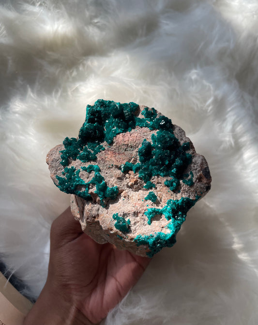 Dioptase - display piece