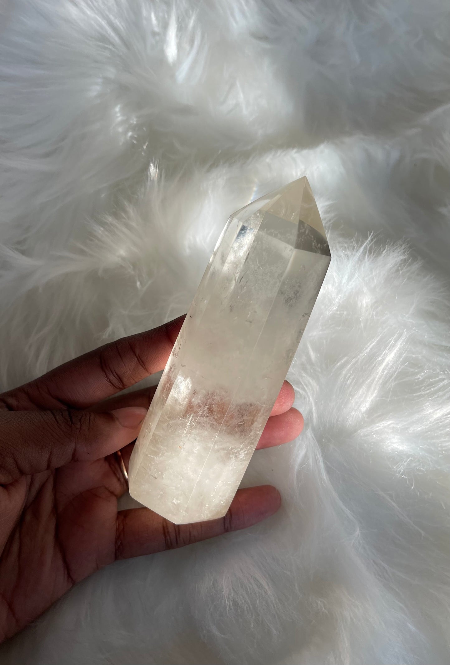 Clear Quartz point (Optic Quartz)