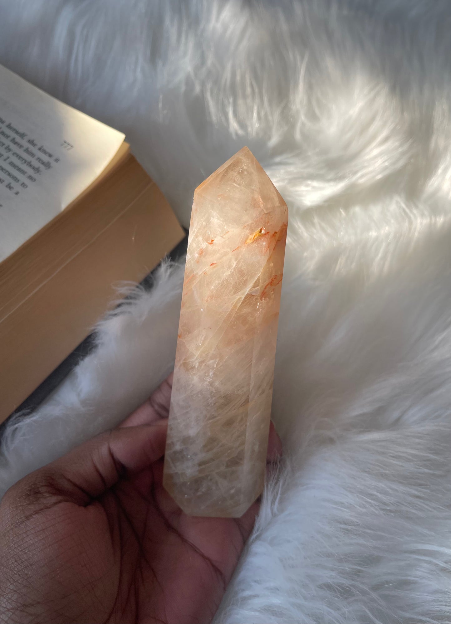 Hematoid Quartz point